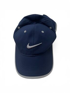 Nike Golf Navy Blue Swoosh Baseball Cap